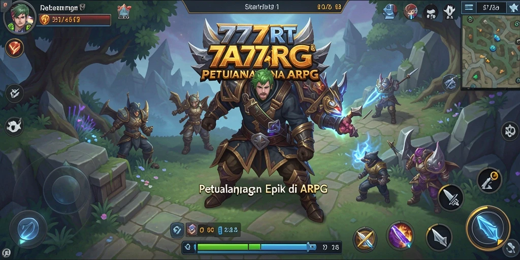 Tampilan gameplay 777RT dengan pertarungan yang seru dan grafis menakjubkan.