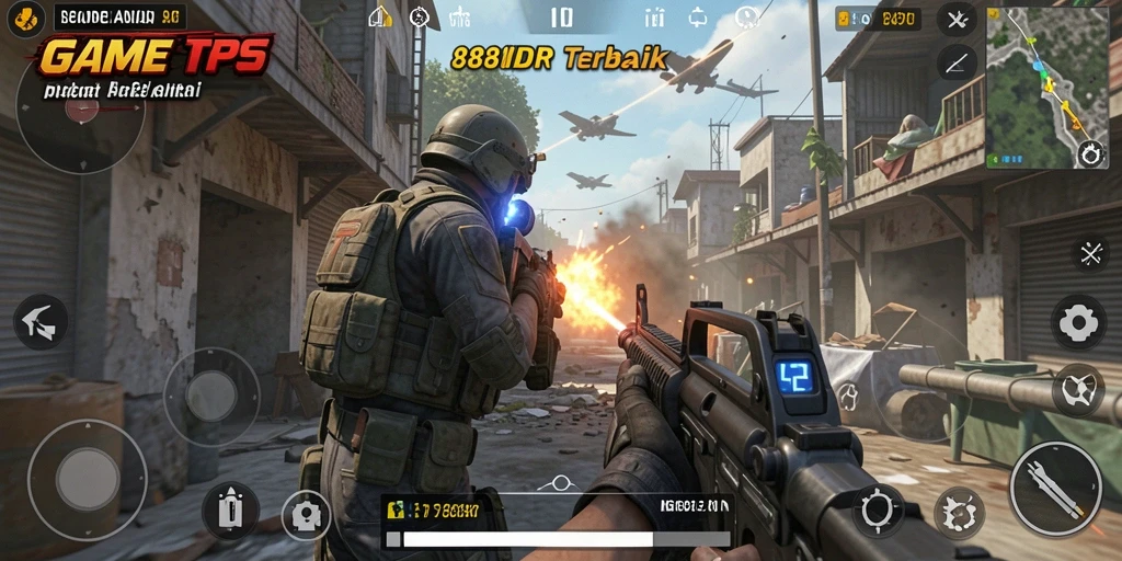 Tampilan gameplay 888IDR yang mendebarkan dan penuh aksi.