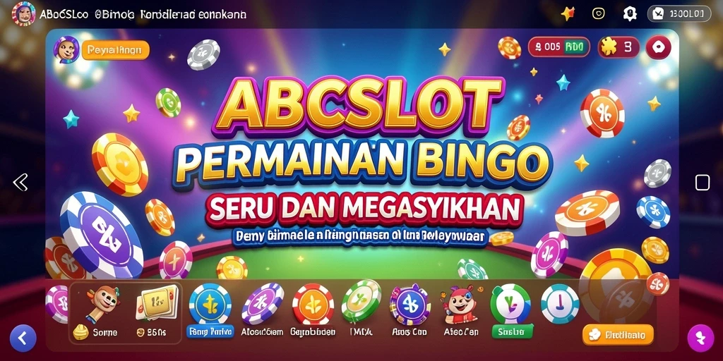 Screenshot gameplay ABCSLOT menampilkan keseruan bermain Bingo yang interaktif.