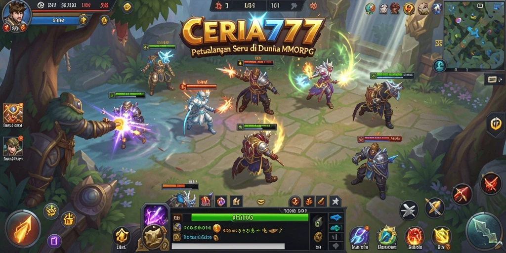 Tampilan gameplay seru dalam dunia fantastis CERIA777.