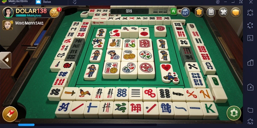 Screenshot gameplay DOLAR138 yang menunjukkan serunya permainan Mahjong.