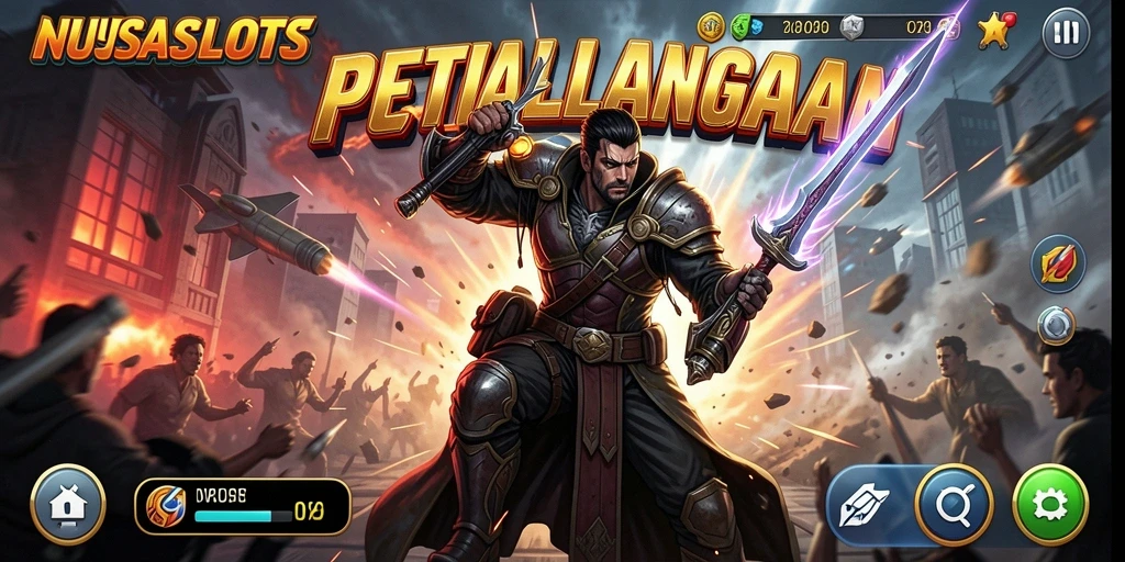 Tampilan gameplay NUSASLOTS yang seru dan penuh aksi.