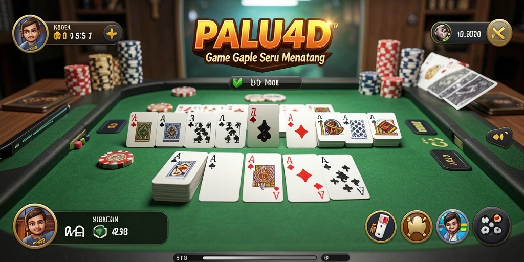 Tampilan permainan Gaple yang seru dan mengasyikkan di PALU4D.
