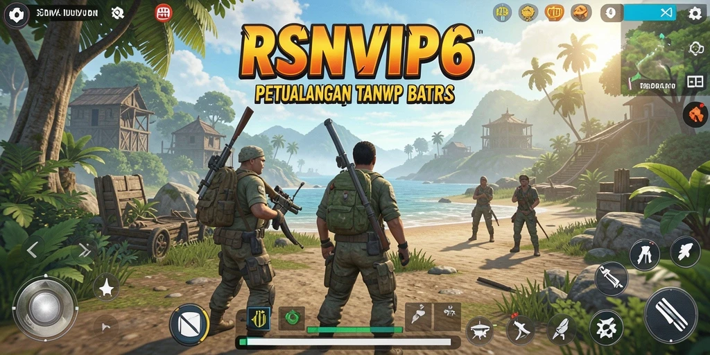 Tangkapan layar gameplay RSNVIP6 yang menampilkan dunia yang luas dan interaktif.