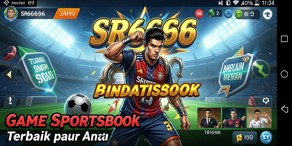 Tampilan gameplay SR6666 saat melakukan taruhan olahraga.