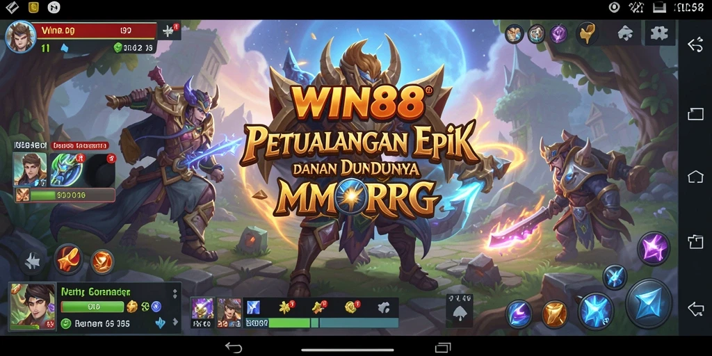 Tampilan gameplay yang memikat di dunia MMORPG.