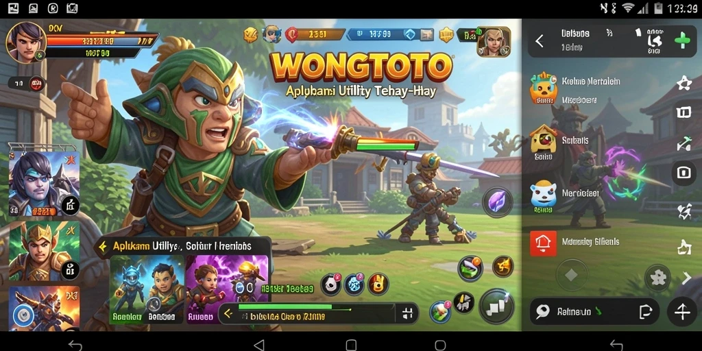 Tampilan utama WONGTOTO dengan fitur pengingat tugas yang praktis.